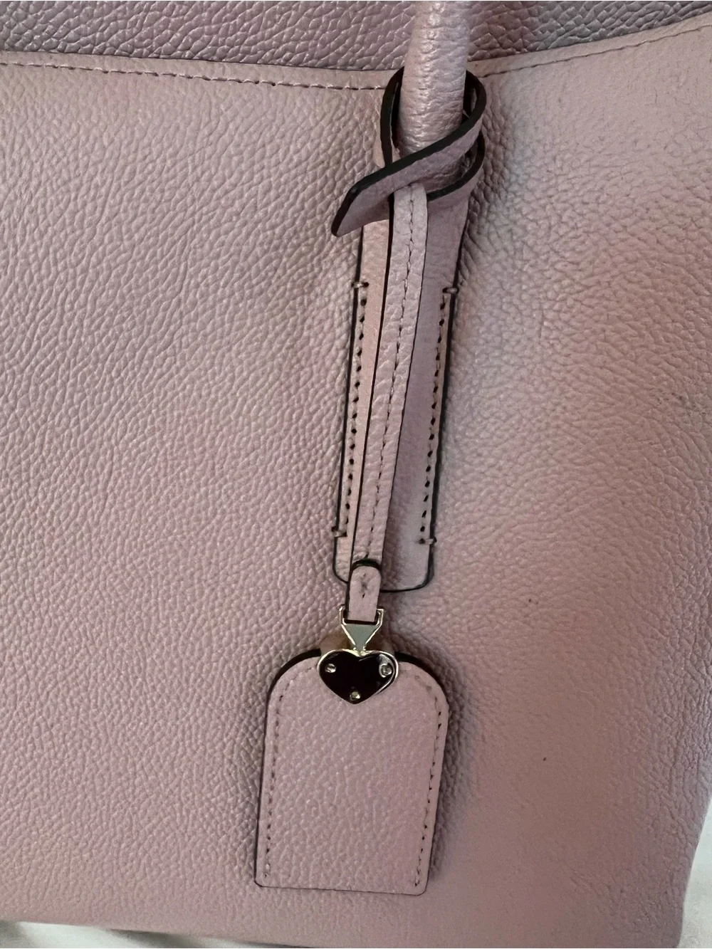 kate spade Dusty Pink Leather Satchel with Gold-Tone Hardware